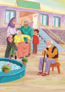 Children's paintings about Haj Qasim Soleimani and Abu Mahdi al-Mohandes