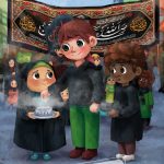 من از کودکی عاشقت بوده ام یا حسین