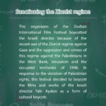 Sanctioning the Zionist regime